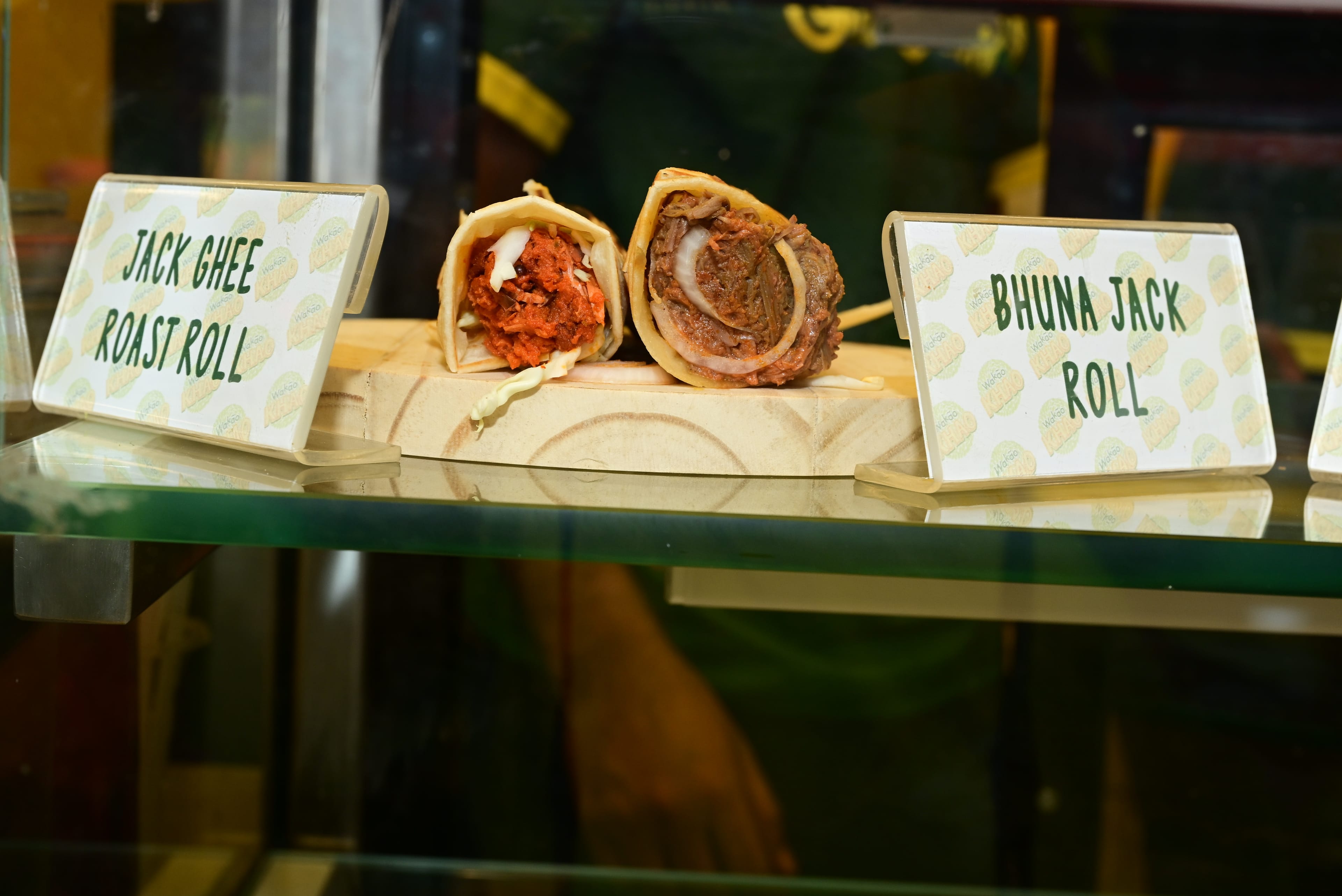 Wakao Khao rolls on the counter