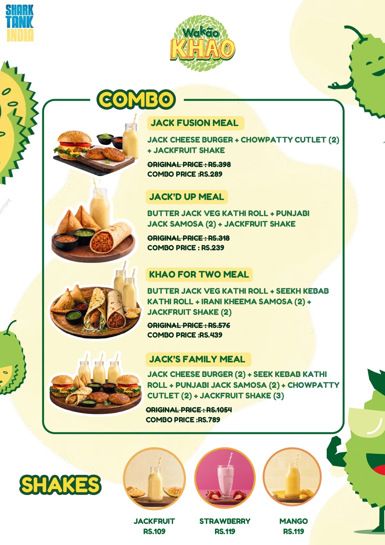 Wakao Khao menu page 2